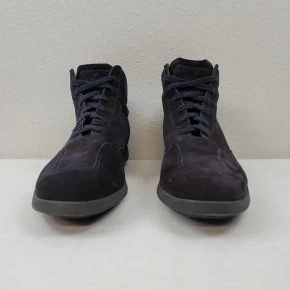 HOGAN INTERACTIVE Mens Blue  suede Shoes Sneakers driving high top Size 10 - Picture 10 of 10